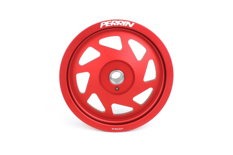 Subaru OBXT Crank Pulley - Perrin Performance - Lightweight - Red - `20-`25 Subaru OBXT Crank Pulley - Perrin Performance - Lightweight - Red - `20-`25